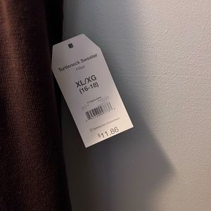 XL Brown Turtleneck